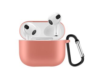 Lunso - Softcase cover hoes - AirPods 3 - Oranje