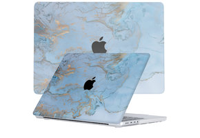 Lunso MacBook Pro 14 inch (2021-2026) cover hoes - case - Marble Ariel