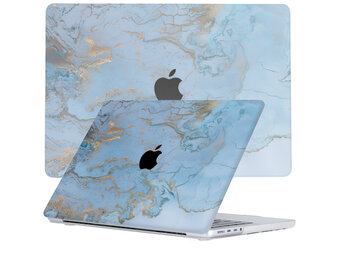 Lunso MacBook Pro 14 inch (2021-2024) cover hoes - case - Marble Ariel