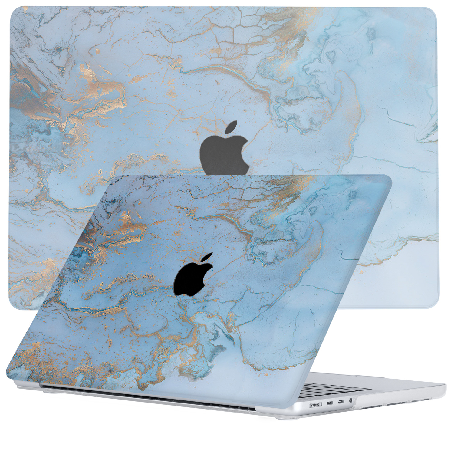 MacBook Pro 14 inch (2021-2026) cover beschermhoes Marble Ariel
