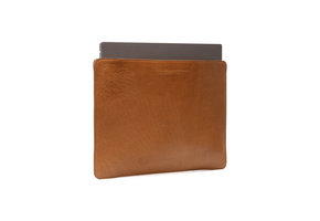 Chesterfield - Miami Lederen Laptop sleeve hoes 15 inch - Cognac