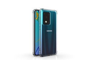 Lunso - Softcase hoes - Samsung Galaxy S20 Ultra - Transparant