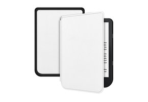 Lunso - sleepcover hoes - Kobo Nia (6 inch) - Wit