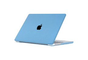 Lunso MacBook Pro 14 inch (2021-2026) cover hoes - case - Sand Light Blue