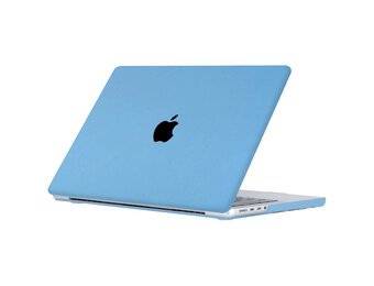 Lunso MacBook Pro 14 inch (2021-2023) cover hoes - case - Sand Light Blue