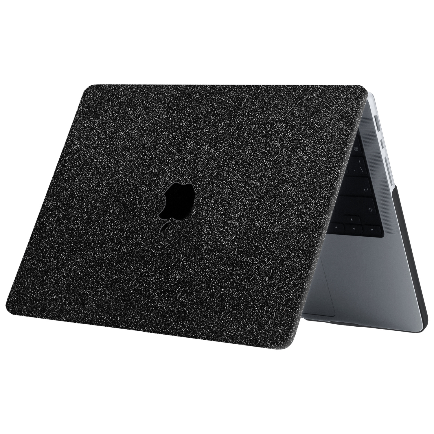 MacBook Pro 14 inch (2021-2026) cover beschermhoes Glitter Zwart