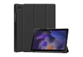 3-Vouw sleepcover hoes - Samsung Galaxy Tab A8 (2021) - Zwart
