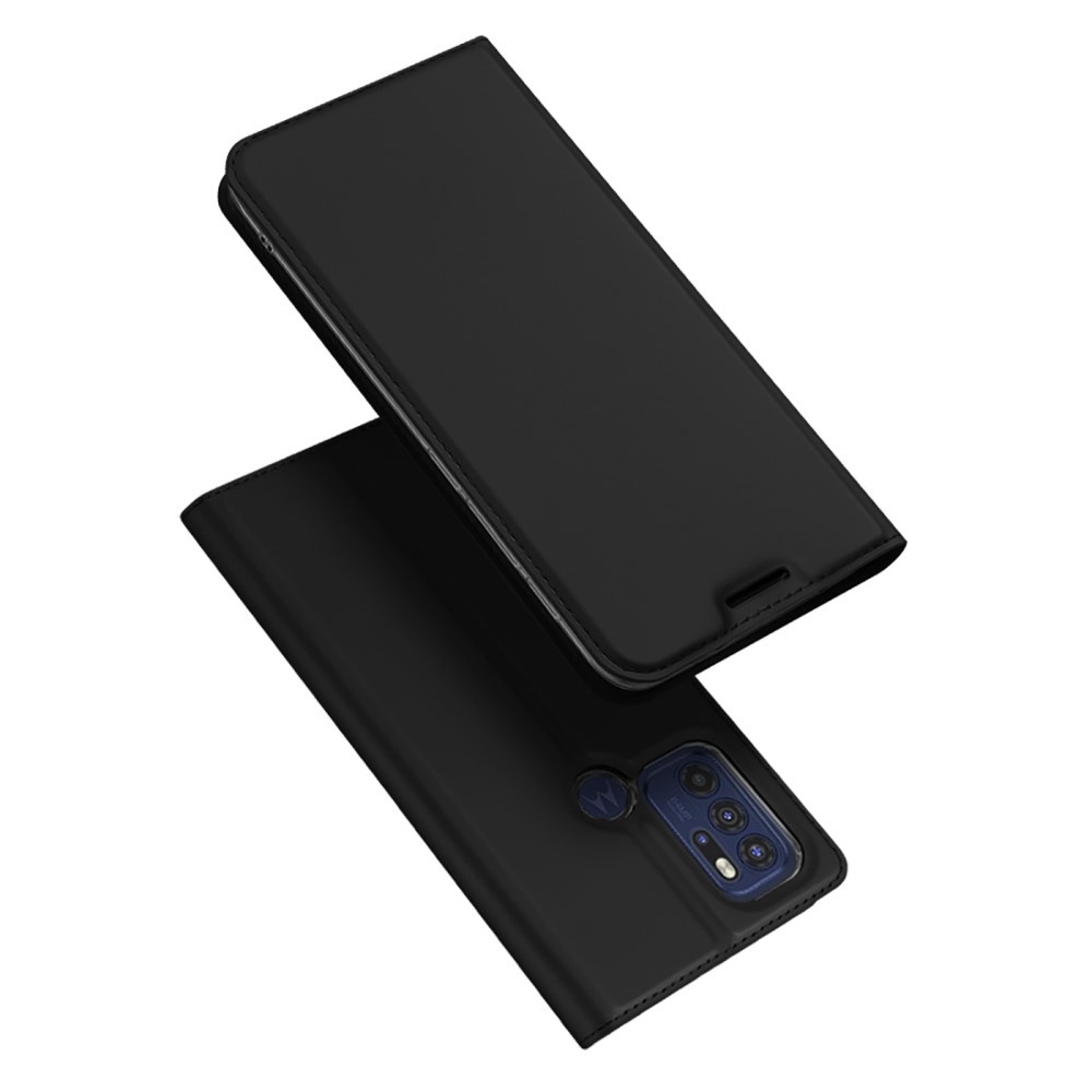 Motorola Moto G60S Slim bookcase hoes Zwart