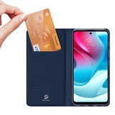 Motorola Moto G60S Slim bookcase hoes Blauw