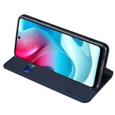 Motorola Moto G60S Slim bookcase hoes Blauw