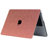 MacBook Pro 14 inch (2021-2026) cover beschermhoes Glitter Rose Goud