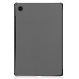 Samsung Galaxy Tab A8 (2021) 3-Vouw sleepcover hoes Grijs