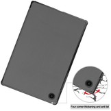 Samsung Galaxy Tab A8 (2021) 3-Vouw sleepcover hoes Grijs