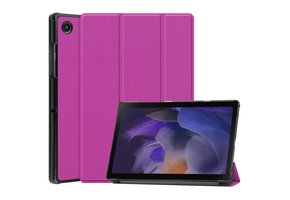 3-Vouw sleepcover hoes - Samsung Galaxy Tab A8 (2021) - Paars