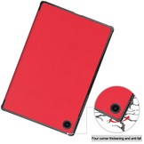 Samsung Galaxy Tab A8 (2021) 3-Vouw sleepcover hoes Rood