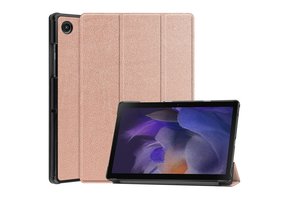 3-Vouw sleepcover hoes - Samsung Galaxy Tab A8 (2021) - Goud