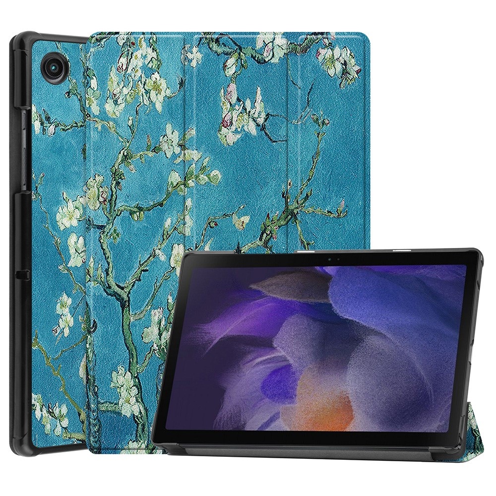 Samsung Galaxy Tab A8 (2021) 3-Vouw sleepcover hoes Van Gogh Amandelbloesem