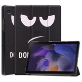 Samsung Galaxy Tab A8 (2021) 3-Vouw sleepcover hoes Don't Touch