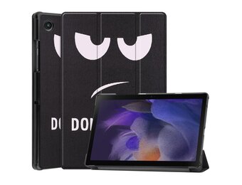 3-Vouw sleepcover hoes - Samsung Galaxy Tab A8 (2021) - Don't Touch