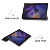 Samsung Galaxy Tab A8 (2021) 3-Vouw sleepcover hoes Van Gogh Sterrennacht