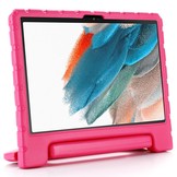Samsung Galaxy Tab A8 (2021) EVA Schokbestendige Kidsproof hoes met handvat Roze
