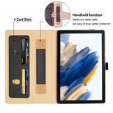 Samsung Galaxy Tab A8 (2021) Luxe stand flip sleepcover hoes Zwart