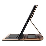 Samsung Galaxy Tab A8 (2021) Luxe stand flip sleepcover hoes Zwart