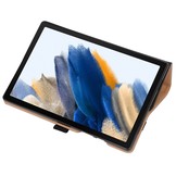 Samsung Galaxy Tab A8 (2021) Luxe stand flip sleepcover hoes Zwart