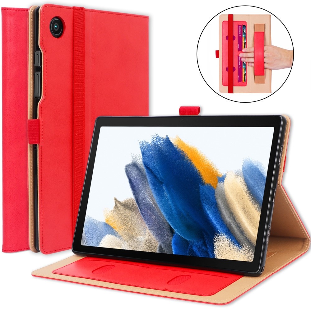 Samsung Galaxy Tab A8 (2021) Luxe stand flip sleepcover hoes Rood