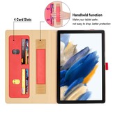 Samsung Galaxy Tab A8 (2021) Luxe stand flip sleepcover hoes Rood