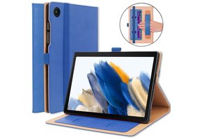 Luxe stand flip sleepcover hoes - Samsung Galaxy Tab A8 (2021) - Blauw