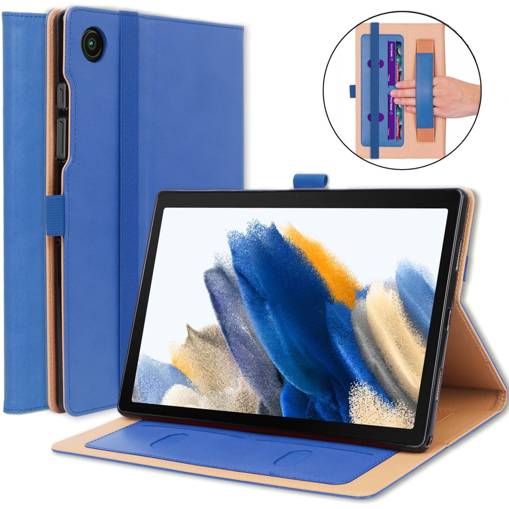 Samsung Galaxy Tab A8 (2021) Luxe stand flip sleepcover hoes Blauw