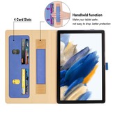 Samsung Galaxy Tab A8 (2021) Luxe stand flip sleepcover hoes Blauw