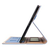 Samsung Galaxy Tab A8 (2021) Luxe stand flip sleepcover hoes Blauw