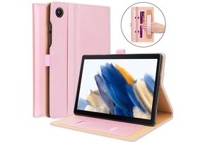 Luxe stand flip sleepcover hoes - Samsung Galaxy Tab A8 (2021) - Rose Goud
