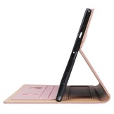 Samsung Galaxy Tab A8 (2021) Luxe stand flip sleepcover hoes Rose Goud