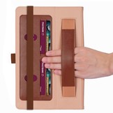 Samsung Galaxy Tab A8 (2021) Luxe stand flip sleepcover hoes Bruin