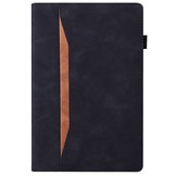 Samsung Galaxy Tab S7 en Samsung Galaxy Tab S8 Luxe stand flip sleepcover hoes Zwart