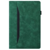 Samsung Galaxy Tab S7 en Samsung Galaxy Tab S8 Luxe stand flip sleepcover hoes Groen