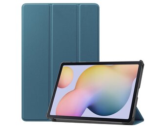 3-Vouw sleepcover hoes - Samsung Galaxy Tab S7 / Tab S8 - Groen