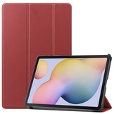 Samsung Galaxy Tab S7 en Samsung Galaxy Tab S8 sleepcover 3-Vouw hoes Bordeaux Rood