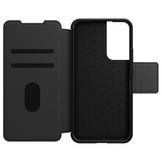 Samsung Galaxy S22 Plus Strada Case wallet hoes Zwart