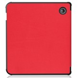 Kobo Libra 2 (7 inch) Origami Sleepcover hoes Rood