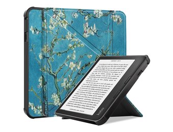 Lunso -  Origami sleepcover hoes - Kobo Sage - Van Gogh Amandelbloesem