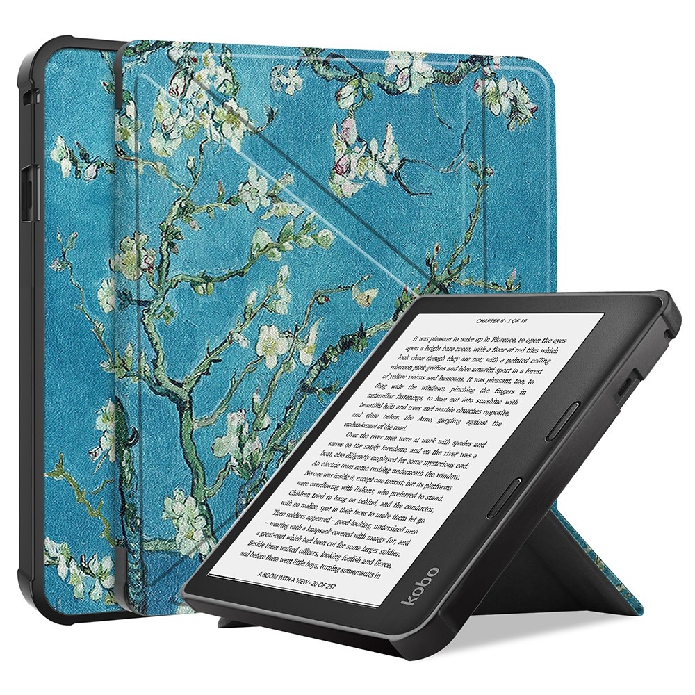 Kobo Sage Origami Sleepcover hoes Van Gogh Amandelbloesem