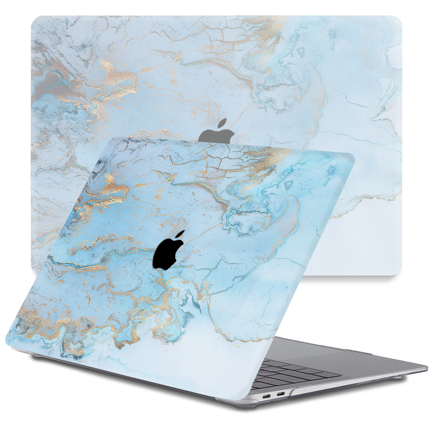 Lunso - cover hoes - MacBook Air 13 inch (2020) - Marble Ariel