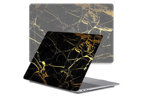 Lunso MacBook Air 13 inch M1 (2020) cover hoes - case - Marble Nova