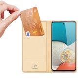 Samsung Galaxy A53 5G Slim bookcase hoes Goud