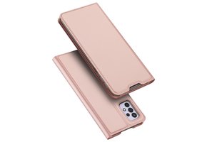 Dux Ducis - Slim bookcase hoes - Samsung Galaxy A33 5G - Rose Goud