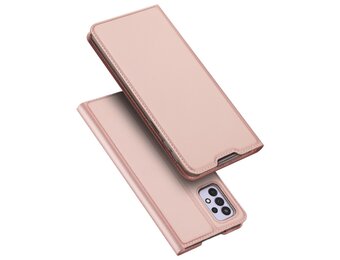 Dux Ducis - Slim bookcase hoes - Samsung Galaxy A33 5G - Rose Goud